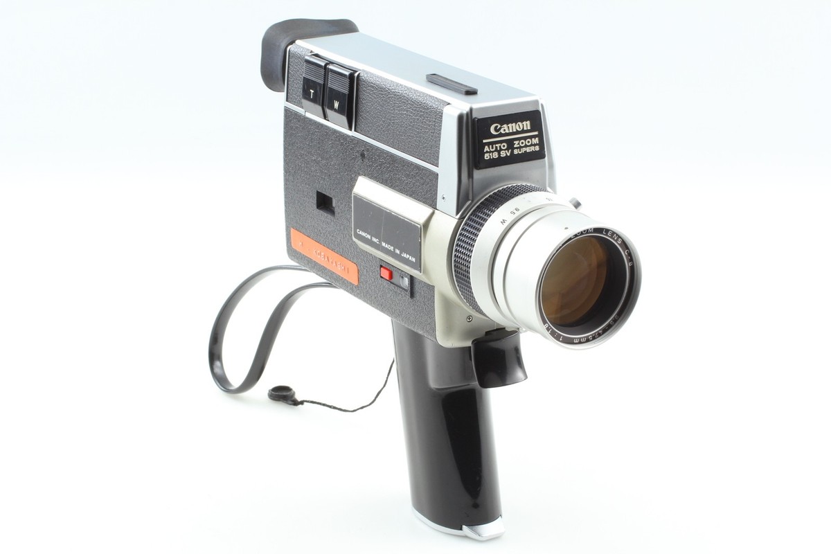 N MINT + Strap] Canon Auto Zoom 518 SV Super 8 8mm Movie Cine