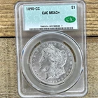 1890-CC CAC MS62+ Silver United States Morgan Silver Dollar Coin
