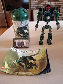 2004 Bionicle Toa Metru Set of 6: 8601-8606 w/Cans, Instructions & Kanoka Cards