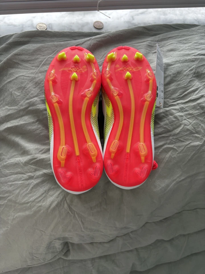 adidas Kids Size 11.5K F50 Elite K ‘Pure Victory Pack’ Soccer Cleats IE1305 - Image 3 of 4