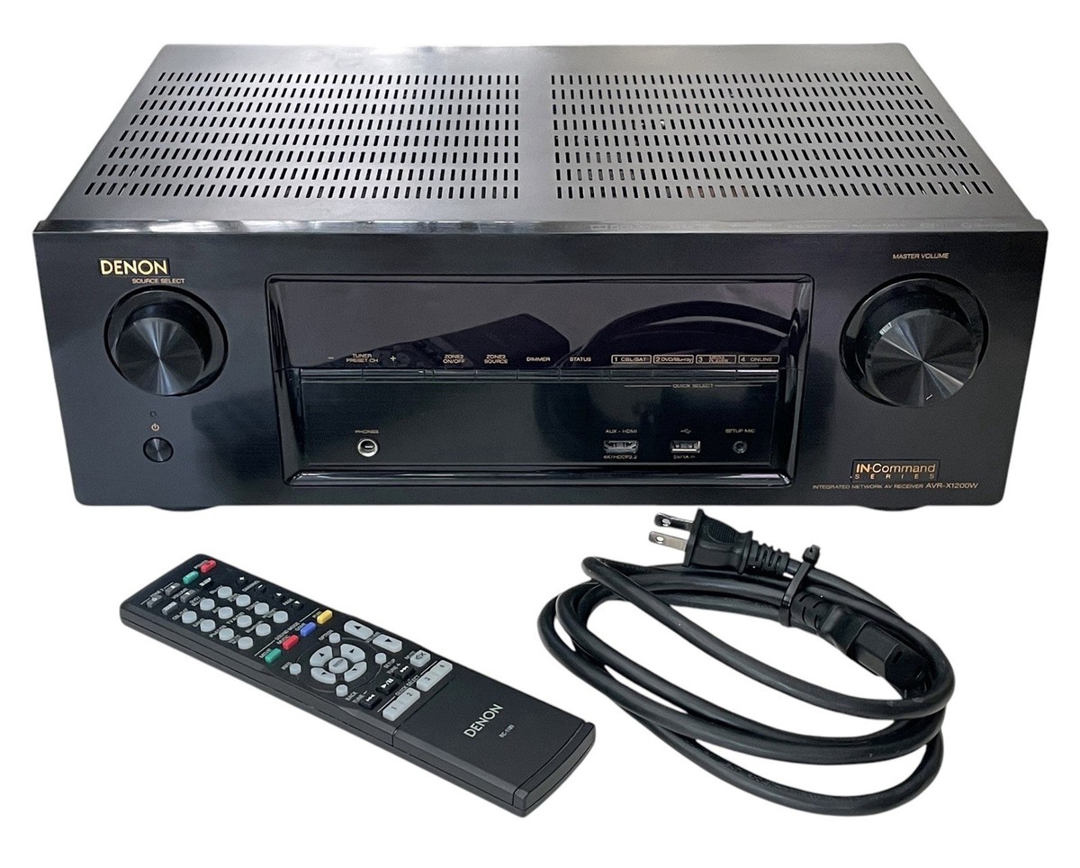 DENON アンプ AVR-X1200W Denon Avr-x1200w 7.2 Channel Full 4k Ultra HD AV Receiver