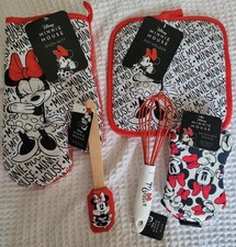 Disney Kitchen Decor Minnie Mouse Kitchen 5 PIECE Bundle LOT