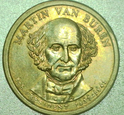 2008-D Presidential Dollar Martin Van Buren — photo from the most recent tracked eBay sale