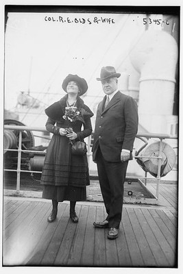 Photo:Col. R.E. Olds & wife