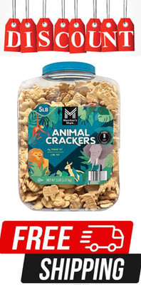 Member's Mark Animal Crackers, Low-Fat Snack 5 lbs. FRESH Free Shipping