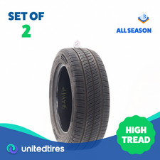 Set Of 2 Used 22555r17 Continental Controlcontact Tour M As Ev 97h - 8.532