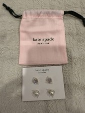 Kate Spade New York Rise and Shine Earrings 2-Stud Set. Bag Included
