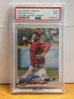 2018 Topps Update #US1 Shohei Ohtani Pitching In Red Jersey (RC) PSA 9 MINT