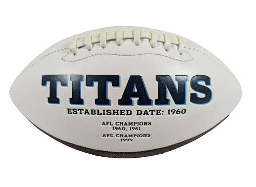 Tennessee Titans Jarden Full Size Embroidered Signature Football NFL 2017