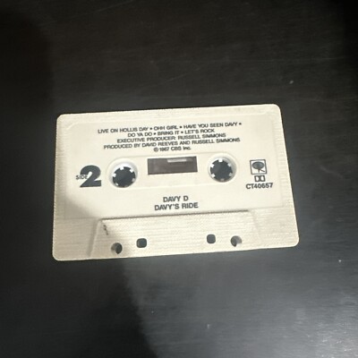 Davy D - Davy s Ride Cassette Tape (No Case) 