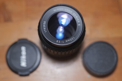 Nikon 100mm f/2.8 Series E AIS MF Lens Excellent, Tested, Samples