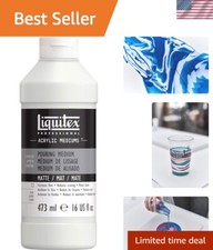 Professional Matte Pouring Medium 16oz - Waterproof for Perfect Acrylic Pours