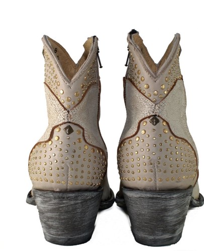 Yippee Ki Yay by Old Gringo Women's Lexa Booties - Snip Toe Ivory 9 - Picture 3 of 5