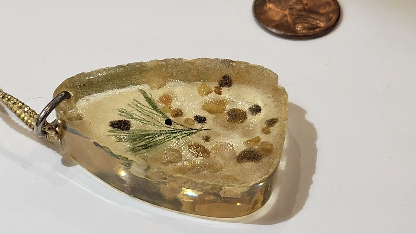 Dried Flower Sand Shell Beach Vintage Acrylic Pen… - image 4