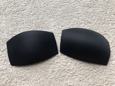 Black 2 Pieces Bra Pad Push Up Breast Enhancer Removable Bra Padding Inserts New