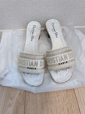 Dior Dway Heel Slide Sandals Mule