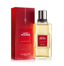 Habit Rouge by Guerlain Paris Eau De Toilette Spray for Men 3.4oz
