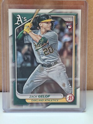 2024 Bowman Rookie RC Zack Gelof Oakland Athletics A's!  B13