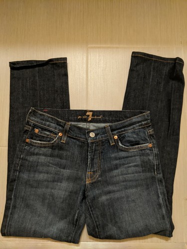 7 for all mankind flare jeans, size 27 