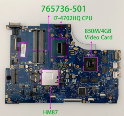 For HP Laptop ENVY 15-Q Series 15T-Q100 765736-001 850M i7