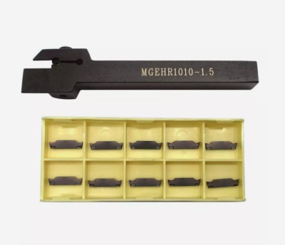10mm Lathe Cut-Off Grooving Parting Tool Holder+ 10pcs MGGN150 Insert ...