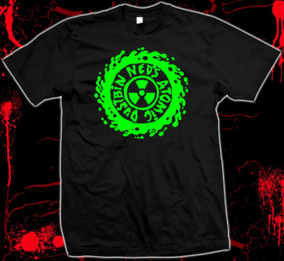 Ned's Atomic Dustbin Shirt- Grebo - 100% cotton  Unisex Tee