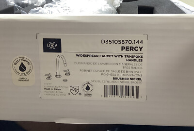 DXV  Bathroom Faucet Widespread  Brushed Nickel Percy D35105870.144 E11 $$$$$
