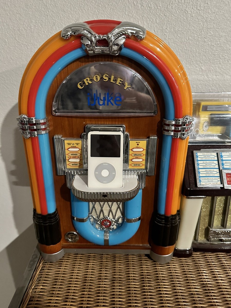Crosley iJuke Mini Jukebox, Apple iPod Docking Station | eBay