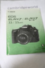 CANON EOS ELAN 7 ELAN 33 CAMERA NEW INSTRUCTION MANUAL GUID BOOK ORIGINAL