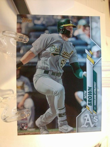 2020 Topps Baseball Card #123 Seth Brown RC (399)