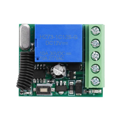 433Mhz Universal Gate Door Remote Control Switch Relay Receiver Module DC12V - Picture 12 of 20