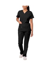 Adar Pro Breakthrough Plus Scrub Set For Women - Enhanced V-Neck Top Multi ...