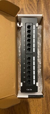 WBox OE-C5EPP12V CAT5E PATCH PANEL 12 PORT VERTICAL 