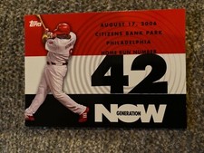 2007 Topps Generation Now Insert #GN42 Phillies Ryan Howard Baseball Card