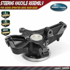 Front Left Steering Knuckle & Hub Bearing Assy for Dodge Sprinter 2500 2008-2009