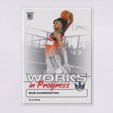 2024-25 Panini Court Kings Works in Progress #17 Bub Carrington