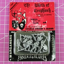 TSR Minifigs World of Greyhawk Cavemen - Dungeons & Dragons AD&D Caveman (Metal)