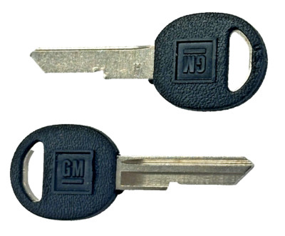 1 NEW PONTIAC GM Logo OEM Door Trunk ''H'' Key Blank Uncut 595198 B45P B45-P   