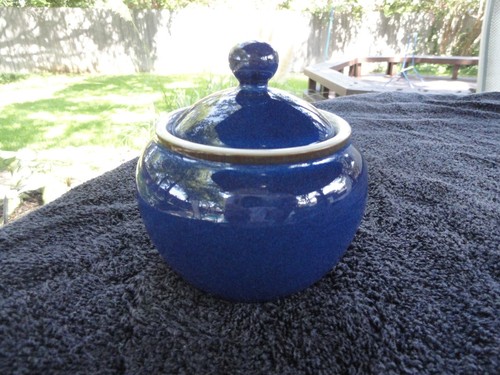 denby-boston-brown-trim-blue-white-lidded-covered-sugar-bowl-ebay