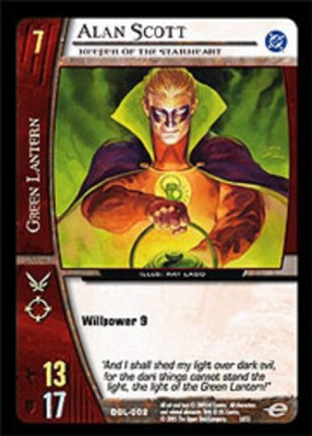 VS System: Alan Scott, Keeper of the Starheart - Foil [Played] VS: DC Green Lant