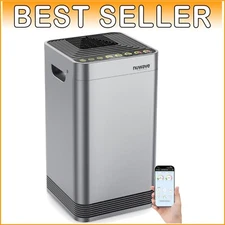 OxyPure WiFi Air Purifier with Real-Time Sensors and Night Mode for Bedrooms