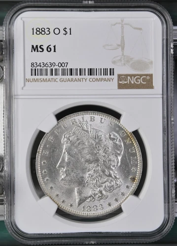 1883-O Morgan Dollar NGC Certified MS61