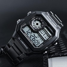 Waterproof Digital Sport Men/Women Watch LED Backlight Wristwatch Christmas Gift