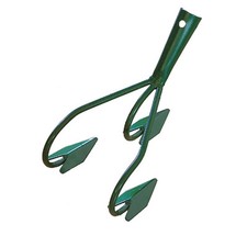 Gartenhacke 3 Zinken grün Kultivator Grubber Blumenharke Kralle ohne Stiel