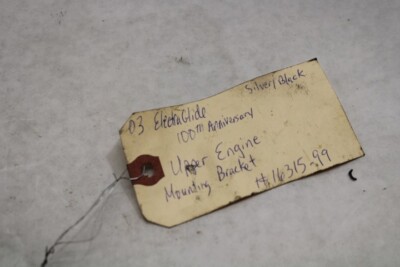 OEM Harley Davidson Upper Engine Bracket 2003 FLHT Silver Black