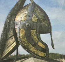 Medieval Roman Spartan Ancient Viking Armour Helmet Replica Christmas role play