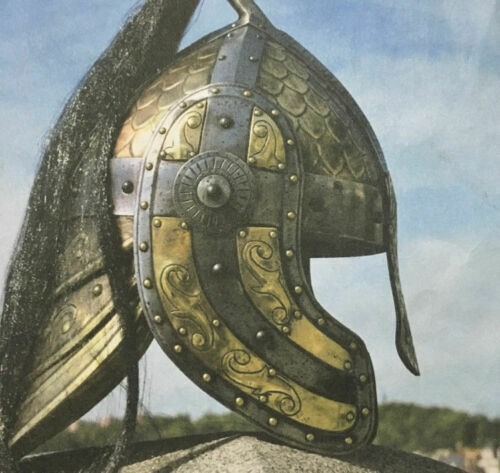 Medieval Roman Spartan Ancient Viking Armour Helmet Replica Christmas role play - Picture 1 of 3