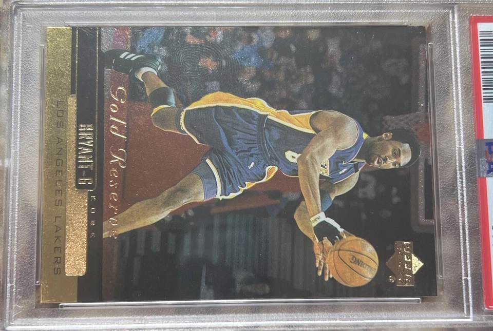 1999 Upper Deck Kobe Bryant Gold Reserve PSA 8 Fresh Slab HOF Lakers Black Mamba - Image 2 of 4