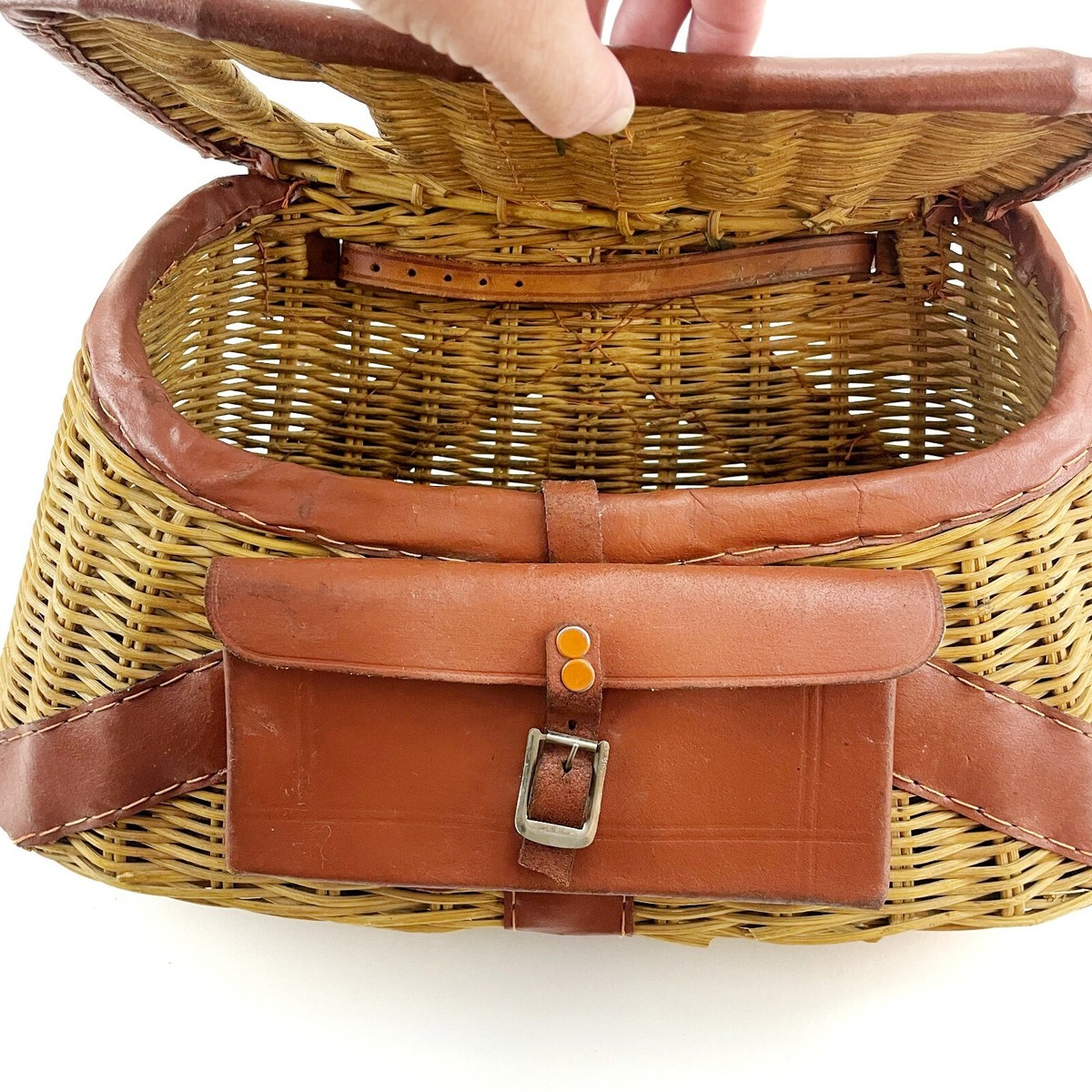 Panier de pêche en rotin - Comptoir De La Vannerie