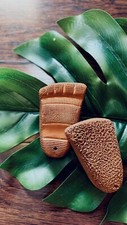x2 Pumice Stone For Feet Callus Remover Foot Scrubber Made of Natural TerraCotta